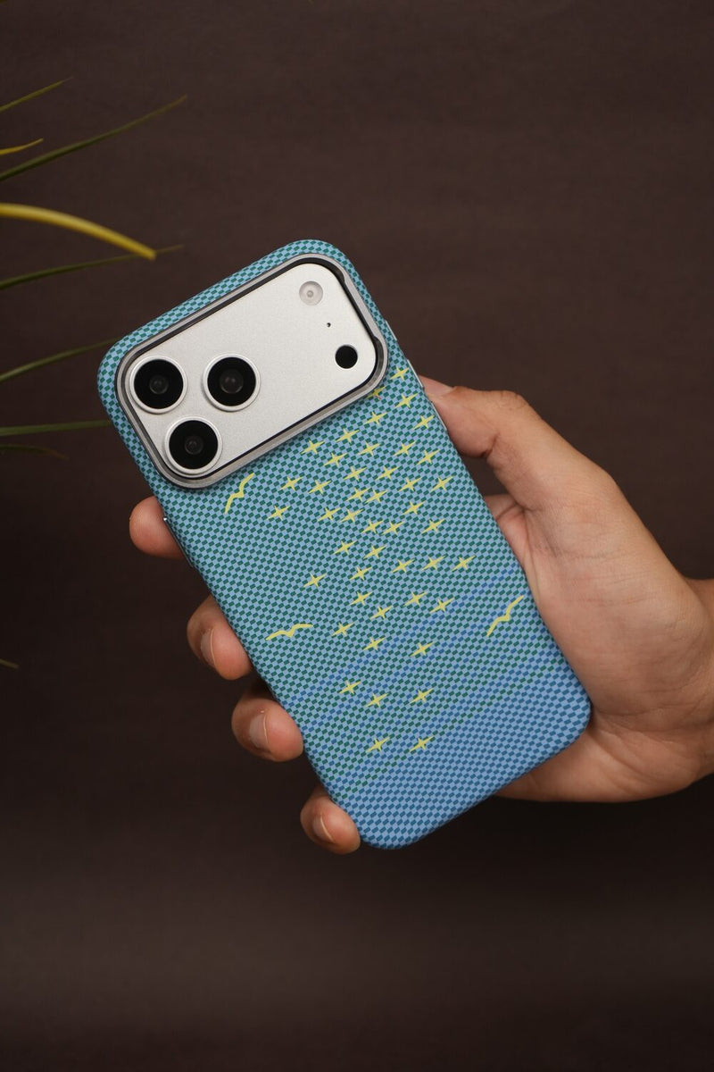 MagSafe Carbon Fiber Textured Print Case for iPhone 17 Pro / 17 Pro Max