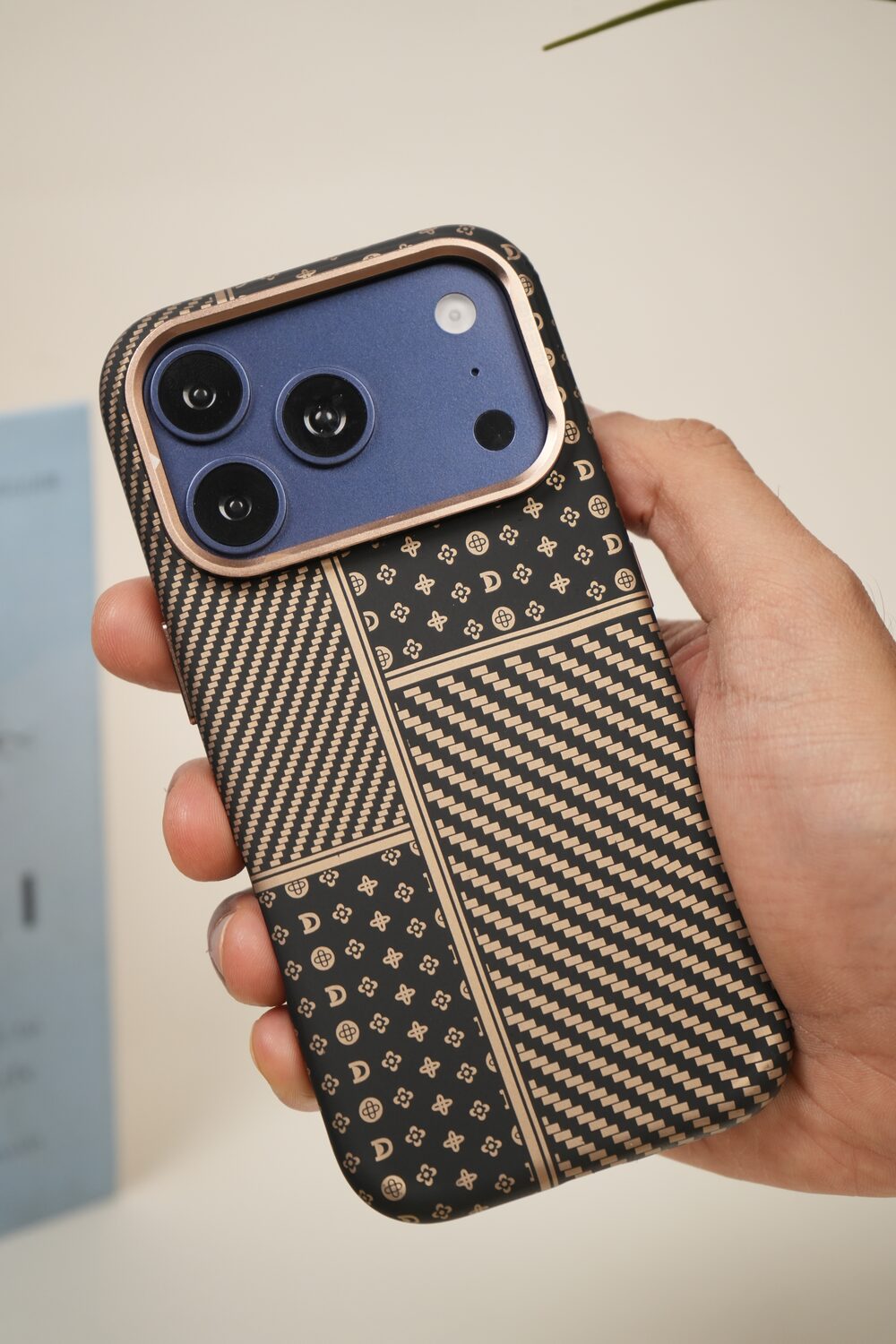 FiberTech Slim MagSnap Case for iPhone 17 | Aramid Fiber Weave, MagSafe & Wireless Charging Compatible