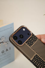 FiberTech Slim MagSnap Case for iPhone 17 | Aramid Fiber Weave, MagSafe & Wireless Charging Compatible