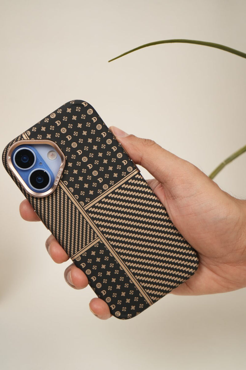 FiberTech Slim MagSnap Case for iPhone 17 | Aramid Fiber Weave, MagSafe & Wireless Charging Compatible