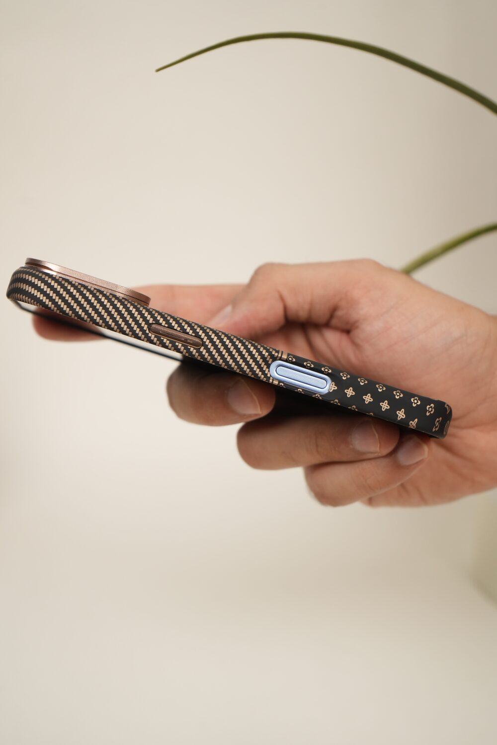 FiberTech Slim MagSnap Case for iPhone 17 | Aramid Fiber Weave, MagSafe & Wireless Charging Compatible