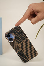 FiberTech Slim MagSnap Case for iPhone 17 | Aramid Fiber Weave, MagSafe & Wireless Charging Compatible