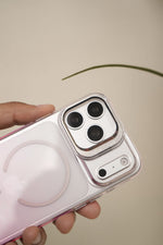 iPhone 17 Pro Max Gradient Translucent MagSafe Case with Electroplated Lens Holder | PC+TPU Hybrid