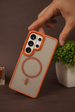 Case for Samsung Galaxy S26 Ultra 5G Back Cover, Fit for MagSafe Translucent Matte Hard PC + TPU Hybrid case, Shock-Resistant Anti-Scratch Protective Case Samsung S26 Ultra Cover