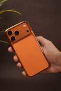 iPhone 17 Pro Max Crystal Clear Case with Glossy Electroplated Edges | Anti-Yellow Slim Hard Back