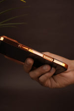 iPhone 17 Pro Max Crystal Clear Case with Glossy Electroplated Edges | Anti-Yellow Slim Hard Back