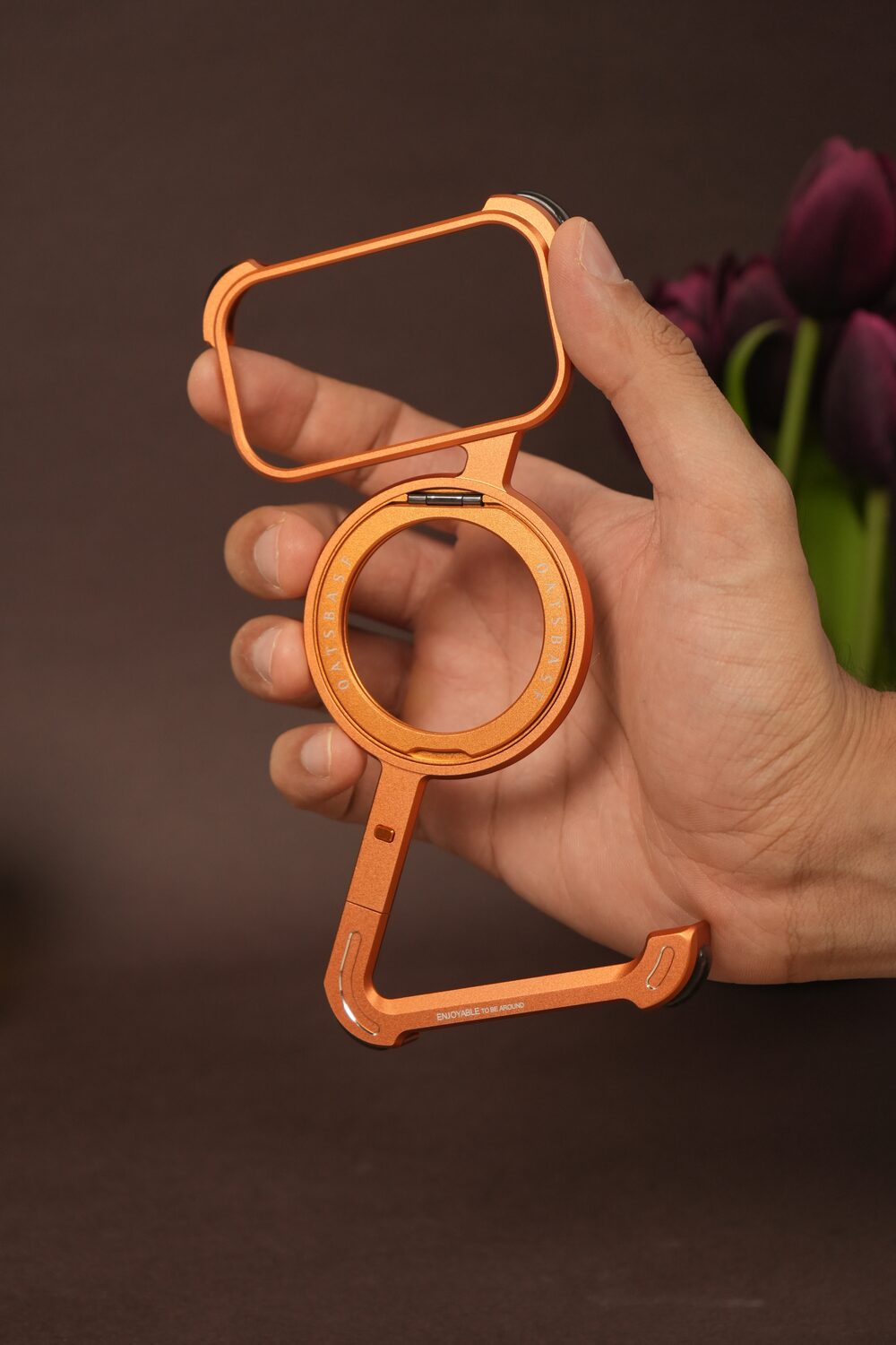 Z Bracket 360 Rotating MagSafe Phone Case Cover for iPhone 17 Series | Metal Frameless Edition