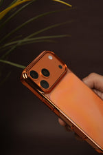 iPhone 17 Pro Max Crystal Clear Case with Glossy Electroplated Edges | Anti-Yellow Slim Hard Back