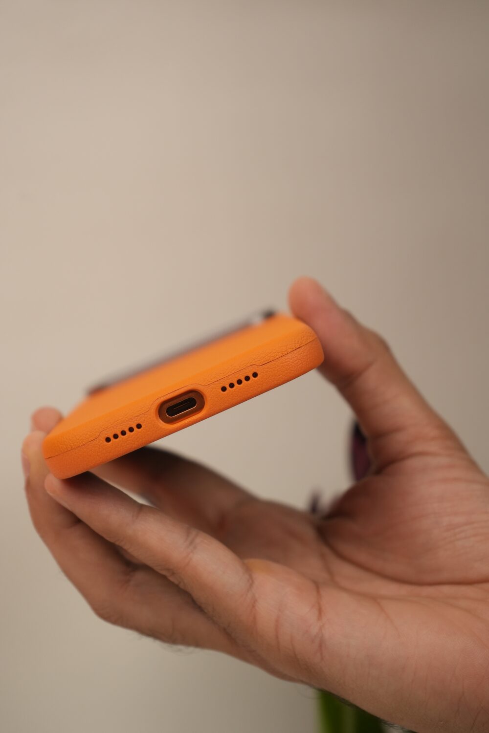iPhone 17 Pro PU Leather Case with Metal Camera Frame & Built-in MagSafe Back Cover