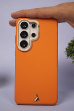 Exclusive Hard Back Case for Samsung S24 Ultra 5G with Leather Textured Finish, Matte finish Buttons and Soft Inner Fabric