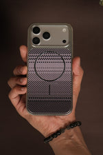 Metallic Carbon Fiber Case for iPhone 17 Pro/ 17 Pro Max – MagSafe Compatible