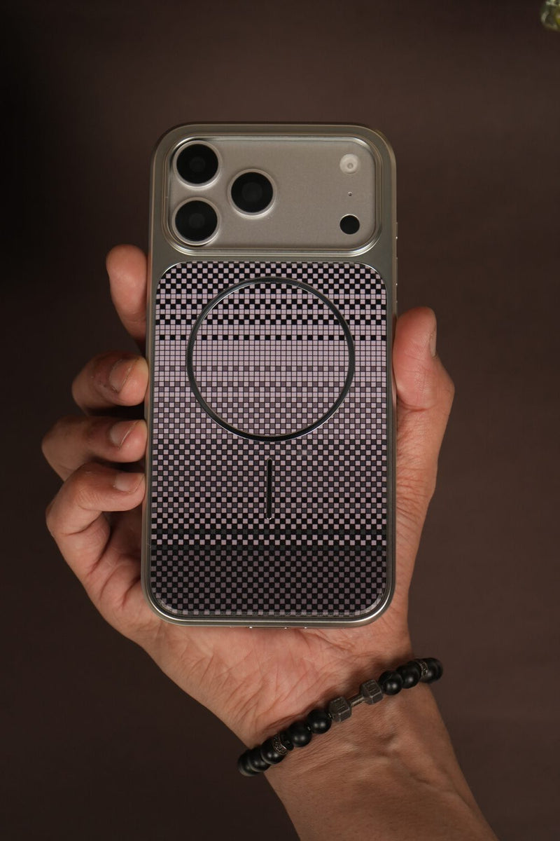 Metallic Carbon Fiber Case for iPhone 17 Pro/ 17 Pro Max – MagSafe Compatible