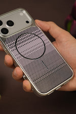 Metallic Carbon Fiber Case for iPhone 17 Pro/ 17 Pro Max – MagSafe Compatible