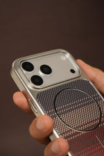 Metallic Carbon Fiber Case for iPhone 17 Pro/ 17 Pro Max – MagSafe Compatible