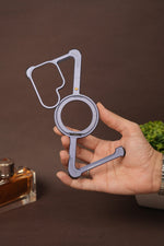 Samsung Galaxy S26 Ultra Naked Aluminum Case with Rotating MagSafe Ring Stand