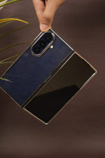 Samsung Galaxy Z Fold 7 Crystal Clear Case with Glossy Electroplated Edges | Anti-Yellow Slim Hard Back