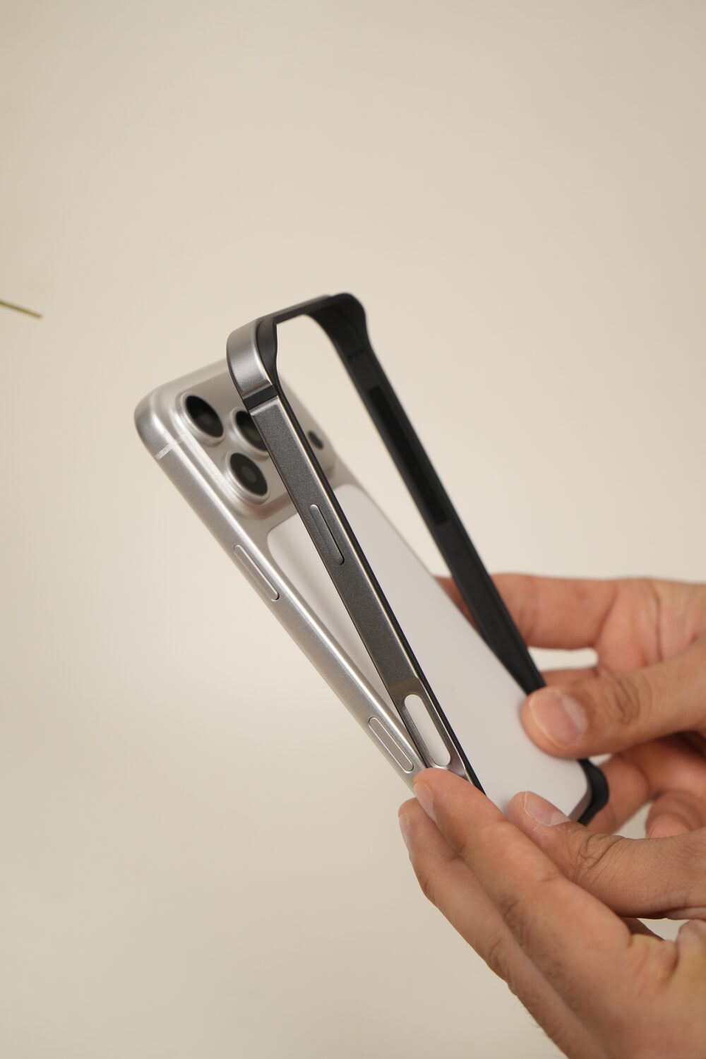 iPhone 17 Pro Max Metal Bumper Case with Reinforced Corners & Raised Camera Edges | Slim Industrial Protection