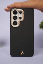 Exclusive Hard Back Case for Samsung S24 Ultra 5G with Leather Textured Finish, Matte finish Buttons and Soft Inner Fabric