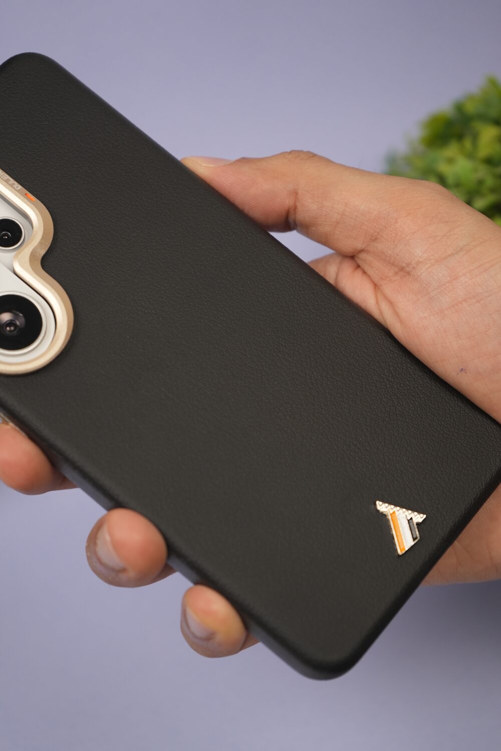 Exclusive Hard Back Case for Samsung S24 Ultra 5G with Leather Textured Finish, Matte finish Buttons and Soft Inner Fabric