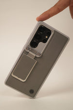 Samsung S25 Ultra Cover - Elegent Black Leather Case (With Camera Protection)