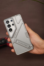Samsung Galaxy S26 Ultra Matte PC Stand Case with Lens Protection