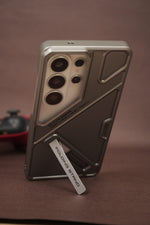 Samsung Galaxy S26 Ultra Matte PC Stand Case with Lens Protection