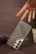 Samsung Galaxy S26 Ultra Matte PC Stand Case with Lens Protection