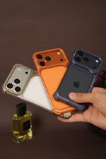 iPhone 17 Pro Max 9 Shaped Rectangular Frameless Metal Bumper Case with Camera Shield | Shockproof Aviation-Grade Alloy Frame