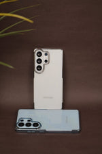 Samsung Galaxy S26 Ultra Crystal Clear Case with Glossy Electroplated Edges | Anti-Yellow Slim Hard Back
