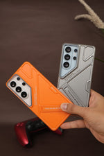 Samsung Galaxy S26 Ultra Matte PC Stand Case with Lens Protection