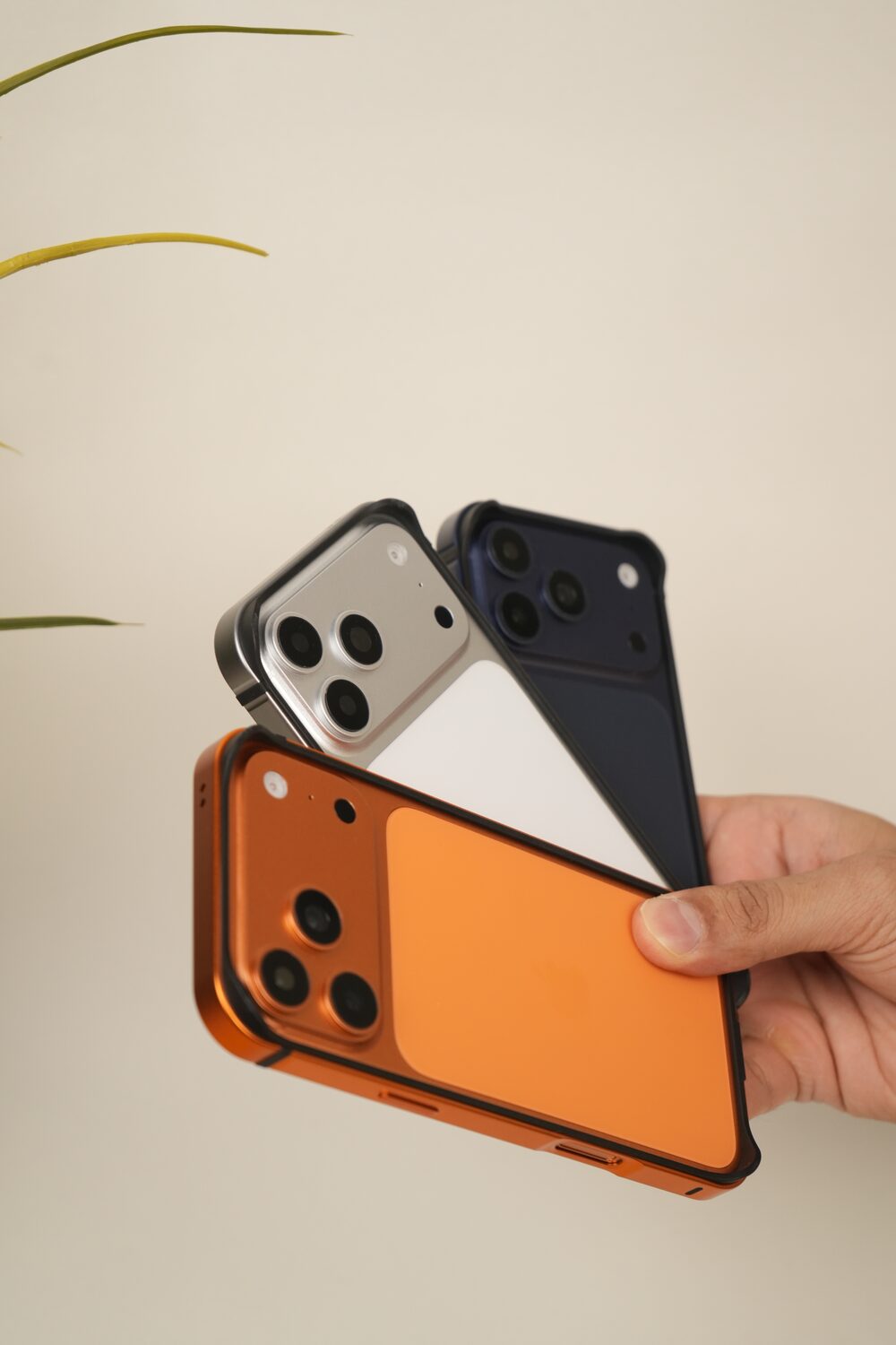iPhone 17 Pro Max Metal Bumper Case with Reinforced Corners & Raised Camera Edges | Slim Industrial Protection
