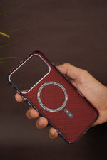 MagSafe Carbon Fiber Textured Print Case for iPhone 17 Pro / 17 Pro Max