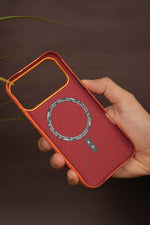 MagSafe Carbon Fiber Textured Print Case for iPhone 17 Pro / 17 Pro Max