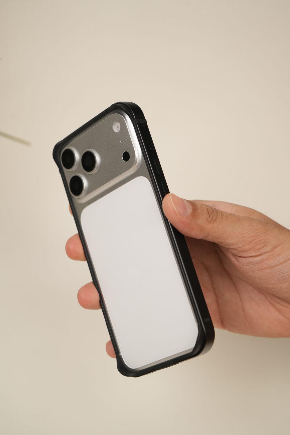 iPhone 17 Pro Max Metal Bumper Case with Reinforced Corners & Raised Camera Edges | Slim Industrial Protection