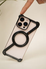 Samsung Galaxy Z Fold 7 Naked Aluminum Z-Frame Case with 360° Rotating MagSafe Ring Stand