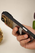 iPhone 17 Pro Max Genuine Leather Case with Metal Camera Frame & Microfiber Lining