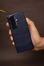 Samsung Galaxy Z Fold 7 Crystal Clear Case with Glossy Electroplated Edges | Anti-Yellow Slim Hard Back