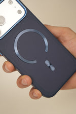 iPhone 17 Pro Dual Texture Leather MagSafe Case | Textured Grip Frame & Smooth Centre Panel