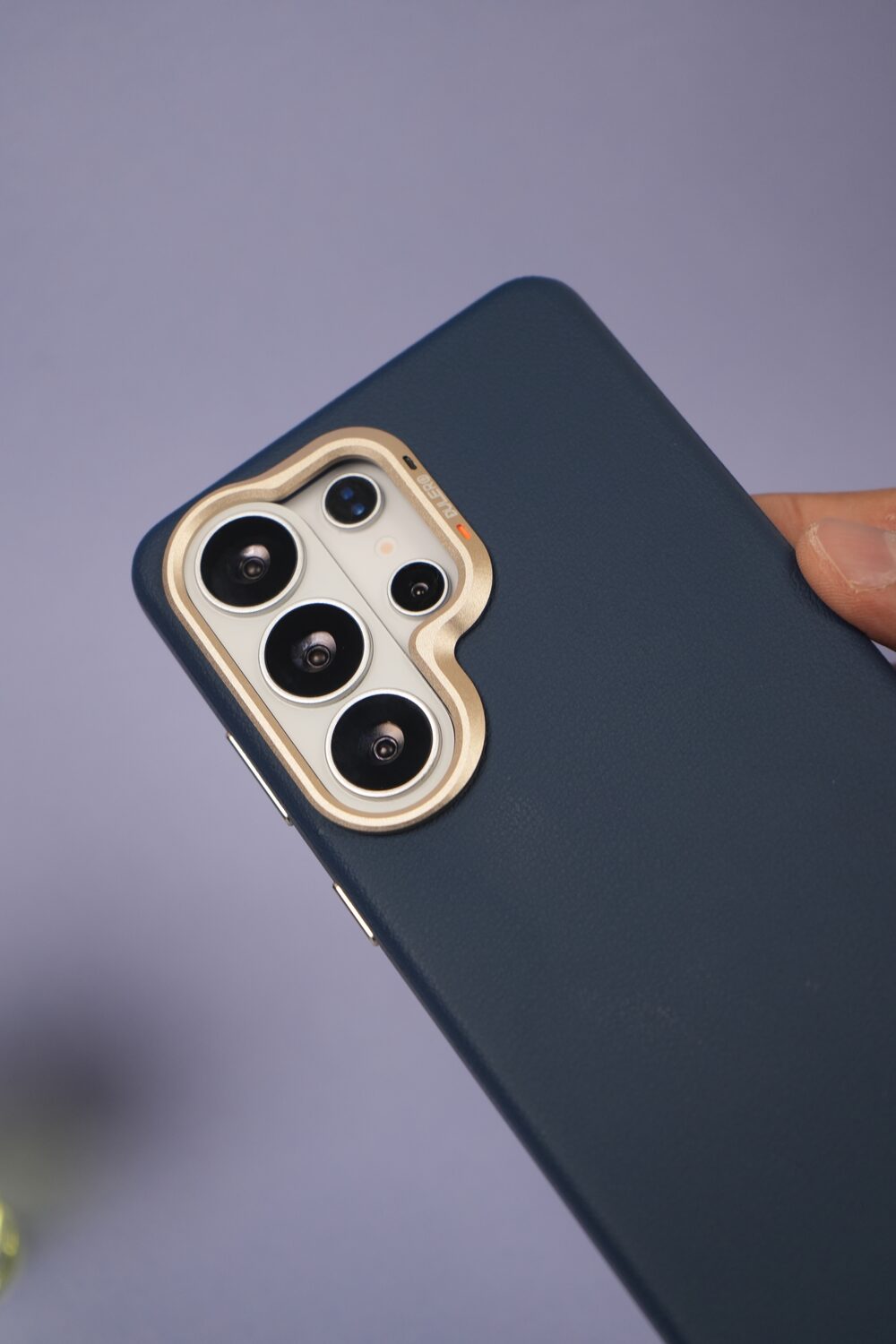 Exclusive Hard Back Case for Samsung S24 Ultra 5G with Leather Textured Finish, Matte finish Buttons and Soft Inner Fabric