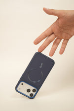 iPhone 17 Pro Dual Texture Leather MagSafe Case | Textured Grip Frame & Smooth Centre Panel