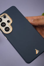 Exclusive Hard Back Case for Samsung S24 Ultra 5G with Leather Textured Finish, Matte finish Buttons and Soft Inner Fabric