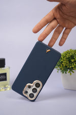 Exclusive Hard Back Case for Samsung S24 Ultra 5G with Leather Textured Finish, Matte finish Buttons and Soft Inner Fabric
