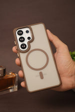 Case for Samsung Galaxy S26 Ultra 5G Back Cover, Fit for MagSafe Translucent Matte Hard PC + TPU Hybrid case, Shock-Resistant Anti-Scratch Protective Case Samsung S26 Ultra Cover