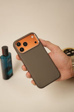 iPhone 17 Pro Max Carbon Fiber Texture Design Hard Pc MagSafe Case Cover BlueGreen