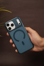 iPhone 17 Pro Translucent Tinted MagSafe Case with Raised Camera Shield | Slim Anti-Yellow Hard Back