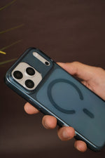 iPhone 17 Pro Translucent Tinted MagSafe Case with Raised Camera Shield | Slim Anti-Yellow Hard Back