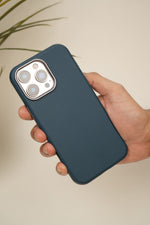 iPhone 16 Pro Max Pebble Grain Leather MagSafe Case with Metal Camera Bump | Slim & Anti-Scratch