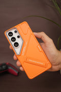 Samsung Galaxy S26 Ultra Matte PC Stand Case with Lens Protection