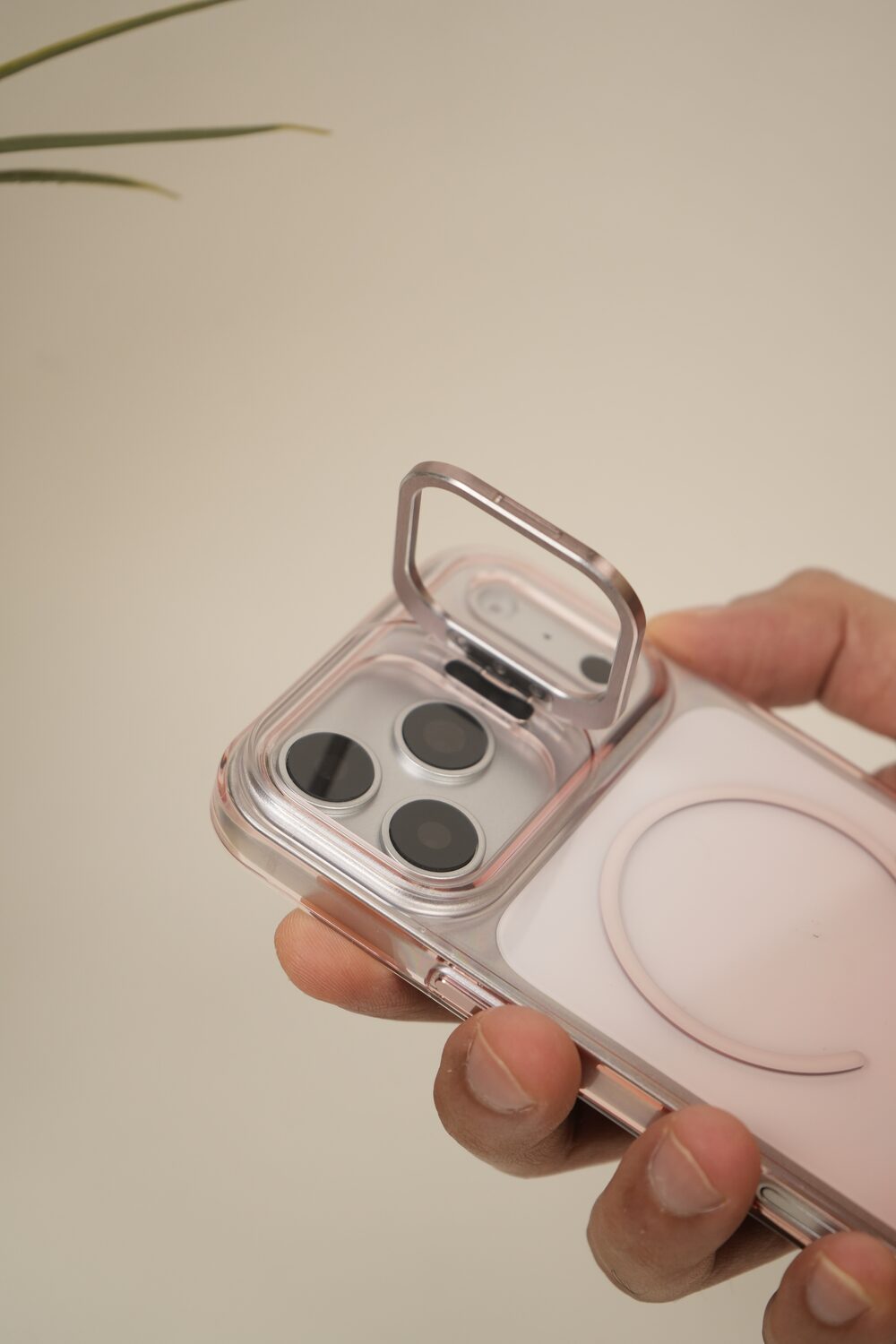 iPhone 17 Pro Max Gradient Translucent MagSafe Case with Electroplated Lens Holder | PC+TPU Hybrid