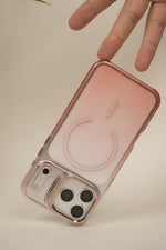 iPhone 17 Pro Max Gradient Translucent MagSafe Case with Electroplated Lens Holder | PC+TPU Hybrid